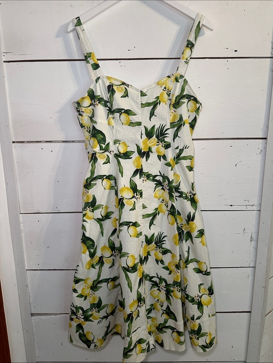 Avec Les Filles Dresses & Skirts - Avec Les Filles Lemon Print Midi Dress